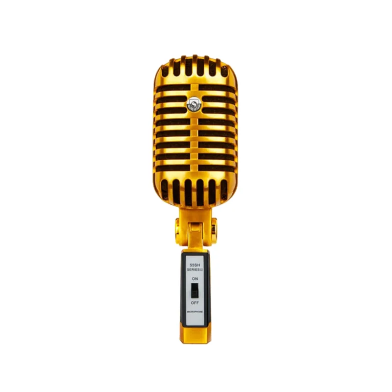 Shure 55SH II - ​​​​​​​золотой ретро микрофон