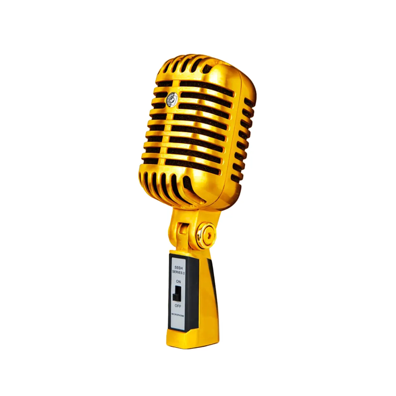 Shure 55SH II - ​​​​​​​золотой ретро микрофон 2
