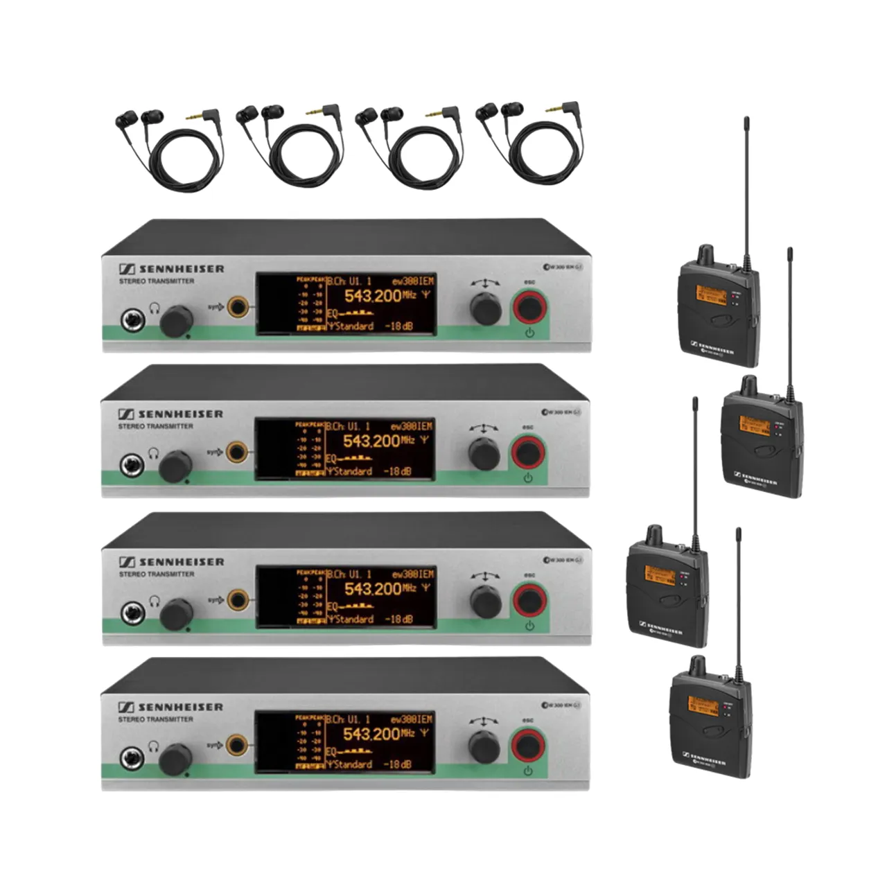 Sennheiser G3 - комплект 4 радиосистемы 2